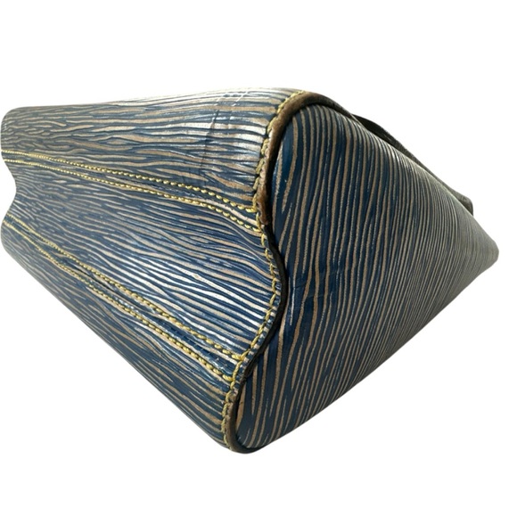 Louis Vuitton Denim Light Epi Leather Twist Shoulder Bag MM - Picture 7 of 16